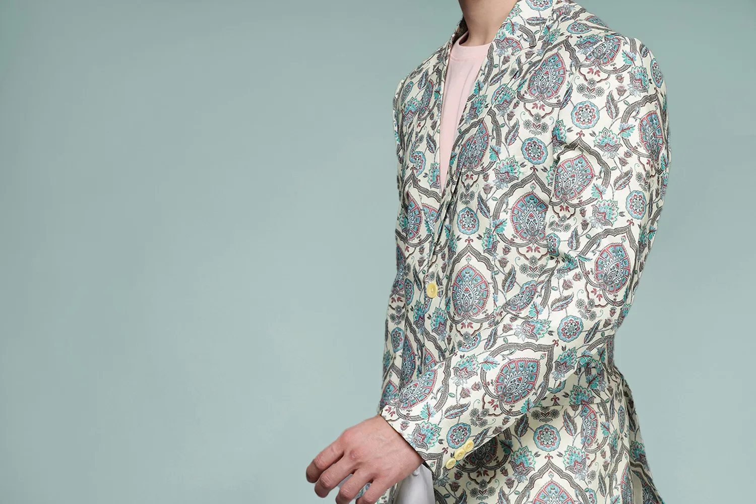 Printed Blazer